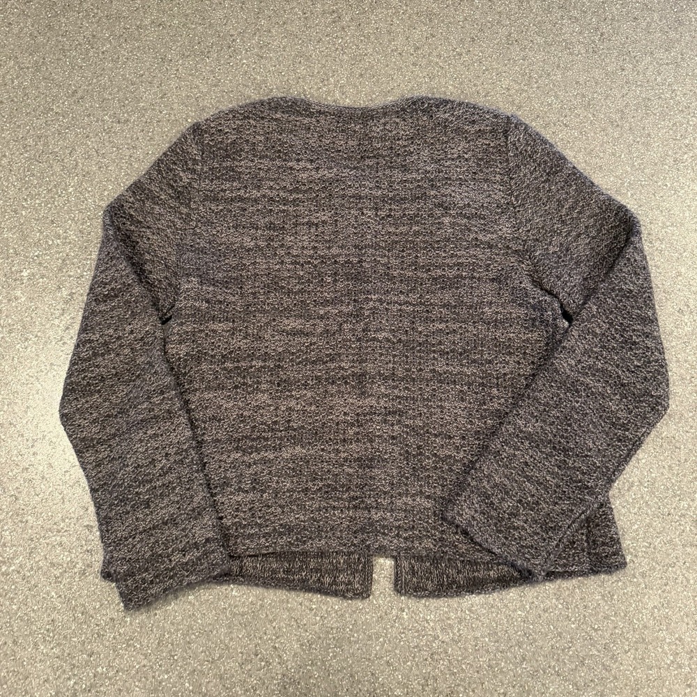 Beyond Threads Gray Floral Alpaca Cardigan Small Soft - Picture 4 of 4